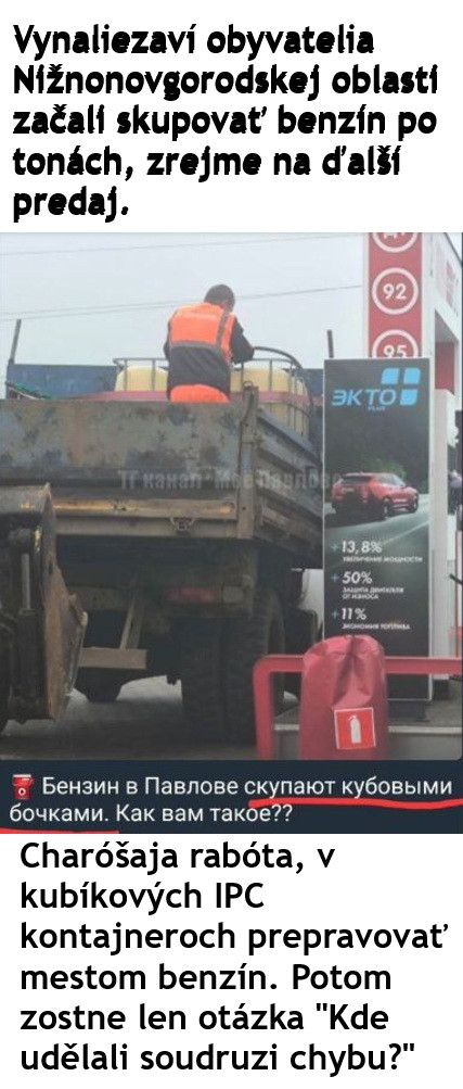 benzina uže jesto